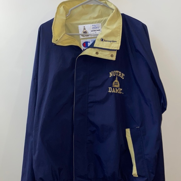 Champion Other - VINTAGE + RARE Notre Dame Champion windbreaker